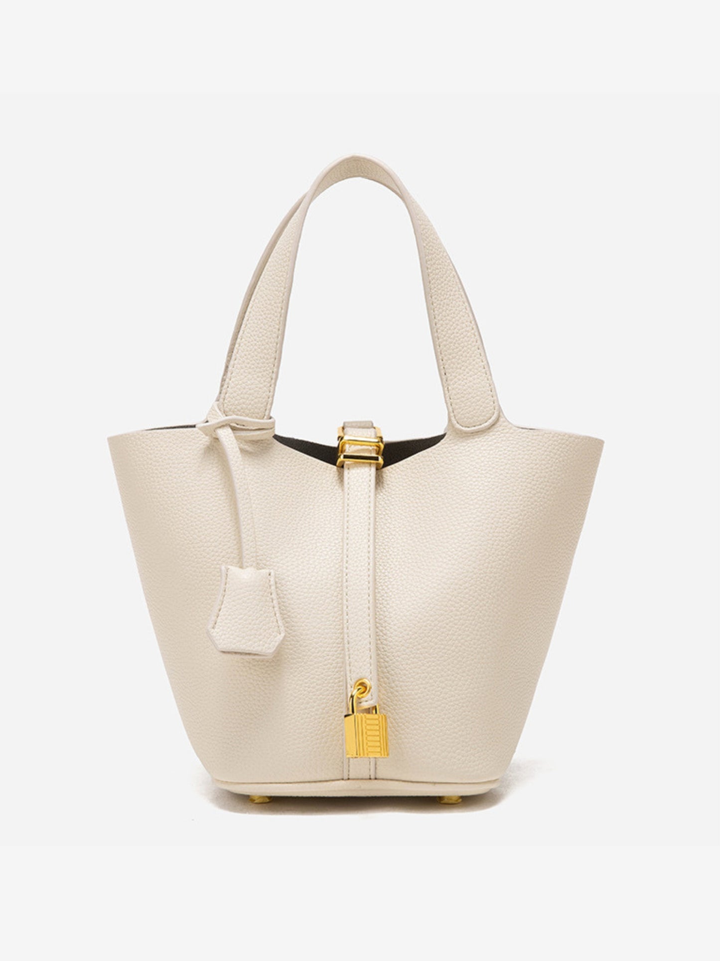 10007 - Claire Chic Bucket Bag – Elegant & Versatile Leather Handbag