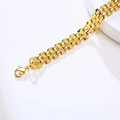 40006 - Gold Link Bracelet – Elegant & Sophisticated Jewelry