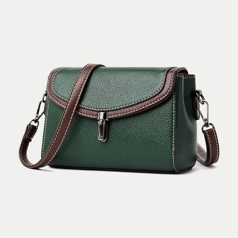 10005 - Fashion Crossbody Flap Shoulder Bag for Women | PU Leather Small Messenger Purse & Vintage Clutch